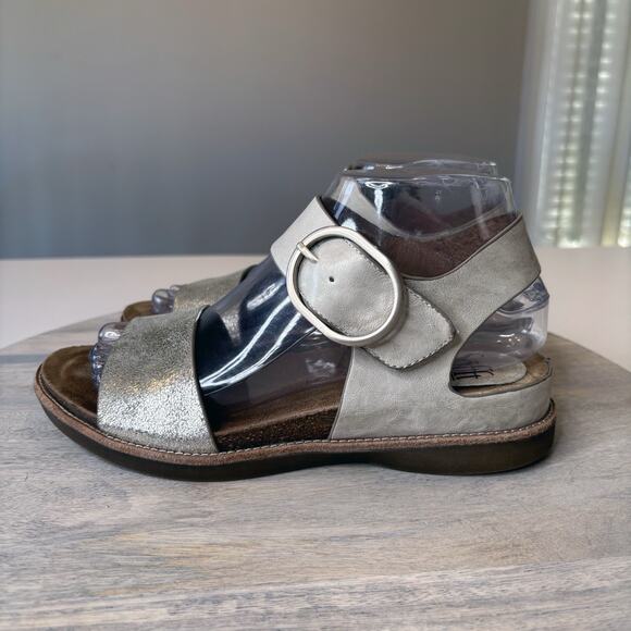 Sofft Women's Bali Gold Metallic Open Toe Slingback Leather Sandals US Sz 6.5 M - Picture 3 of 13